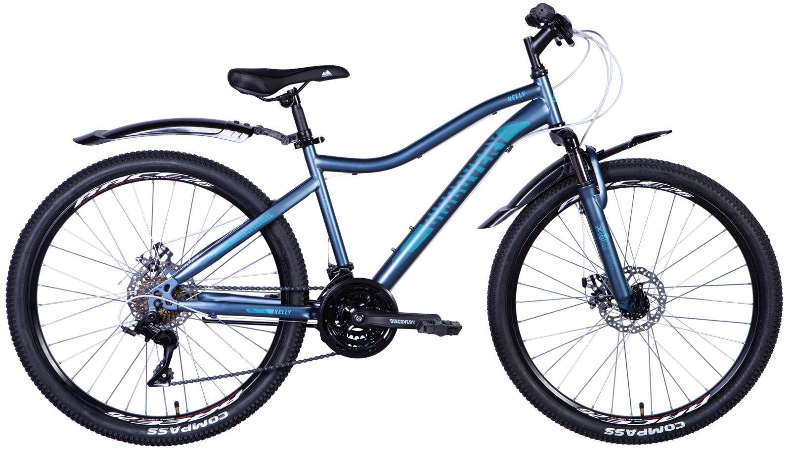 Фотография Велосипед Discovery KELLY 26" размер S рама 16 2024 Синий